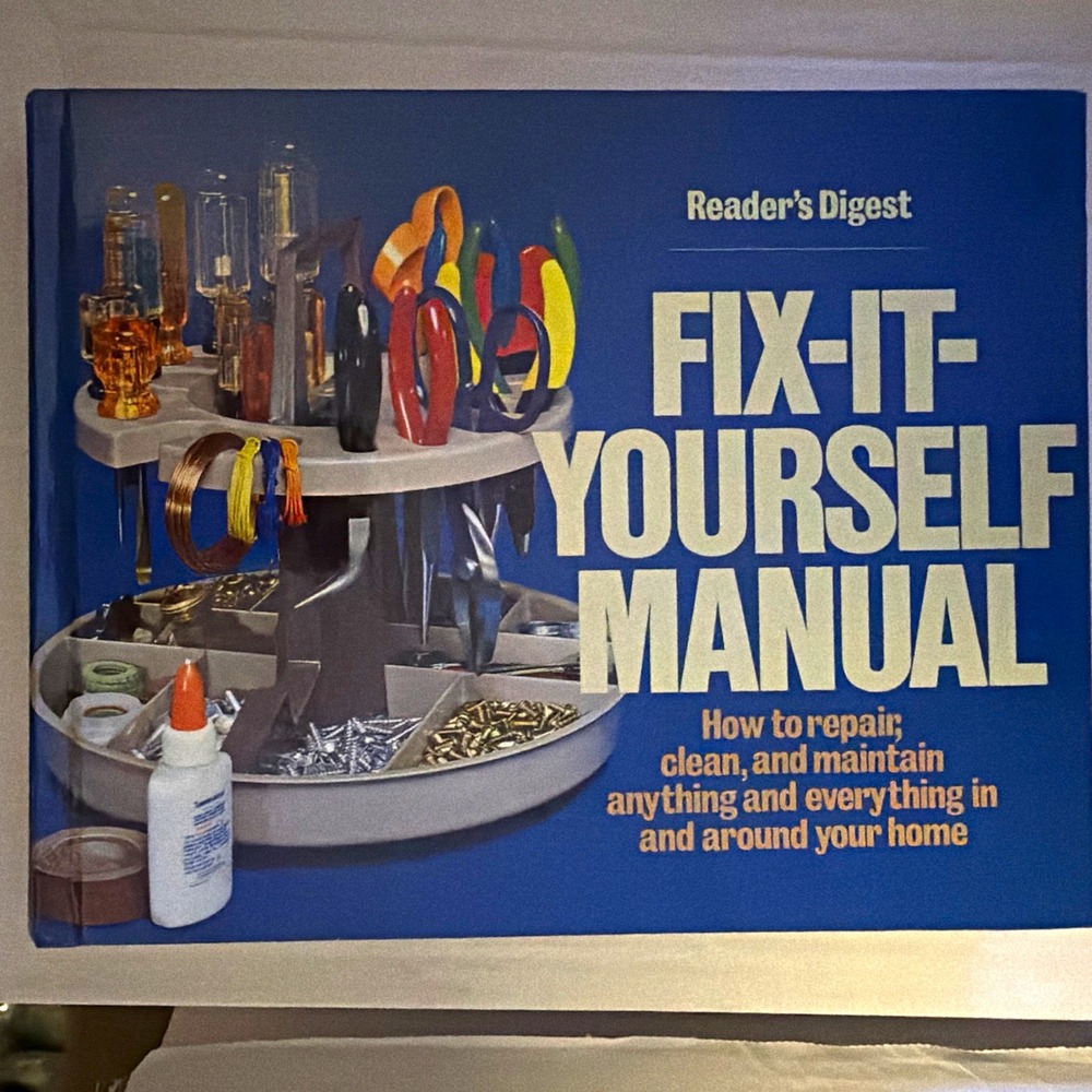 Reader’s Digest Fix-It-Yourself Manual Hardcover Illustrated 1977 Inscribed